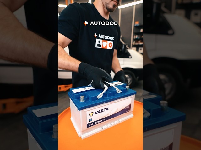 🔥 How to change a car battery | AUTODOC #shorts