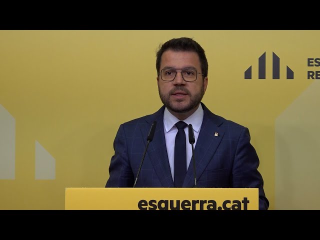 Pere Aragonès: "No formaré part del proper Parlament, abandonaré la primera línia política"