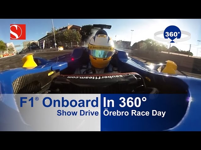 360° - F1 Show Drive with Marcus Ericsson - Örebro Race Day - Sauber F1 Team