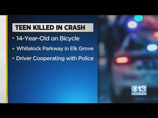 Teen, 14, Riding Bike In Crosswalk Killed By Car In Elk Grove