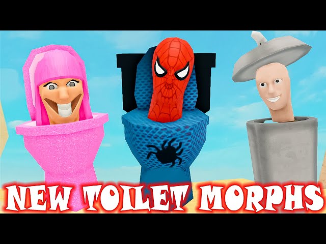SKIBIDI TOILET MORPHS *How to get ALL 25 NEW Skibidi Toilet Morphs and Badges* Roblox