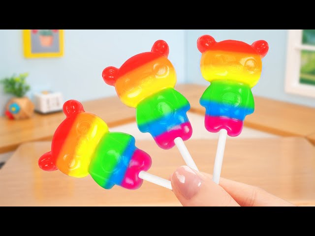 Minnie Bear🌈 Amazing Of Miniature Minnie Jelly Decorating 🌈 Miniature Dessert Ideas Sweet Baking