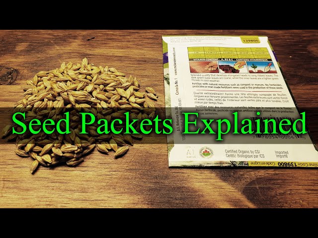 A Beginner's Guide To Seed Packet Information