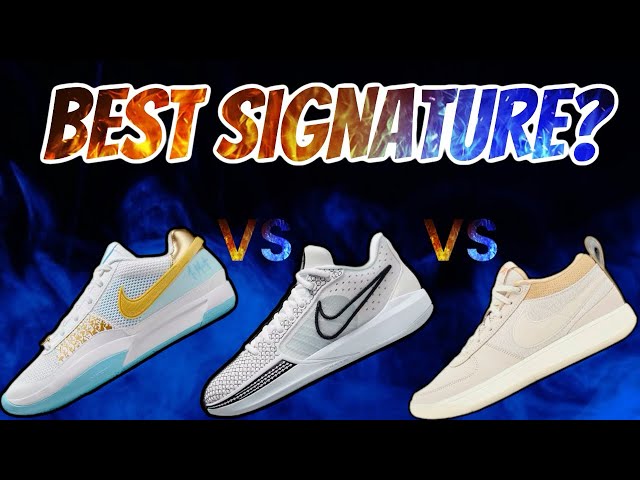 Nike Ja 1 Vs Book 1 Vs Sabrina 1 | Who Has The Best First Signature Shoe?