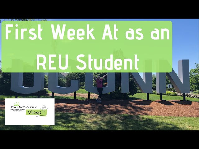 First Week as an REU Student