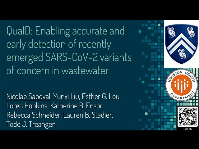 Genomics Workshop: QuaID: Enabling Accurate and Early Detection of Recently Emerged SARS-CoV-2 Var..