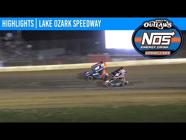 World of Outlaws NOS Energy Drink Sprint Cars Lake Ozark Speedway March 27, 2021 | HIGHLIGHTS
