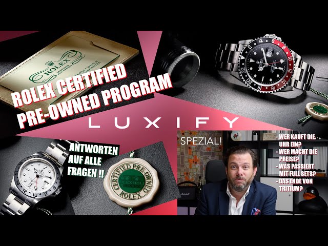 Luxify Special: Rolex Certified Pre-Owned Program - Details und Antworten auf ALLE Fragen!