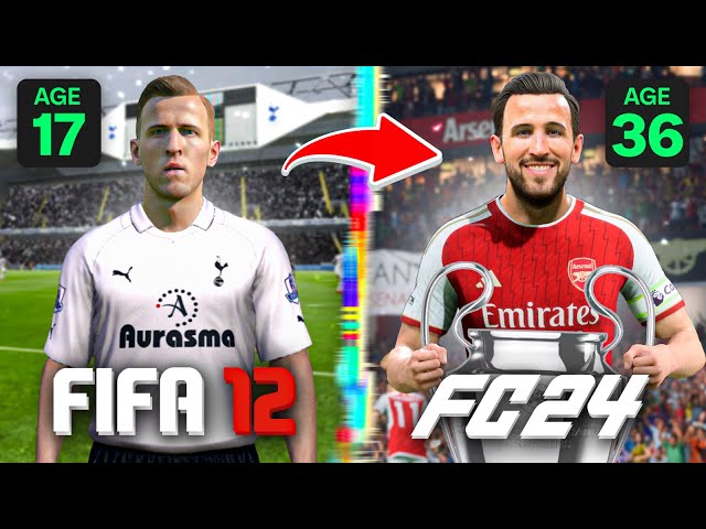 I Replayed HARRY KANE's Career From FIFA 12 to FC 24!