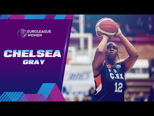 Chelsea Gray | CBK Mersin Yenisehir Bld | EuroLeague Women 2022-23 Season Full Highlights