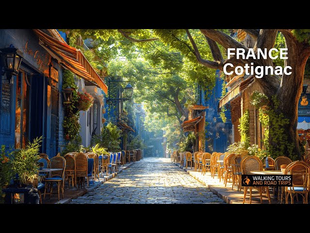 Discover Relaxing Walks in France 🇫🇷 A Beautiful Tour of Cotignac Village - 4k video