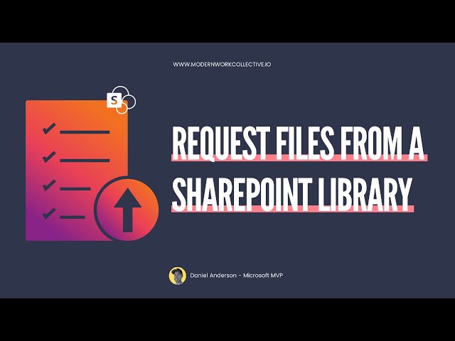 Requesting Files from a SharePoint Library is finally here.