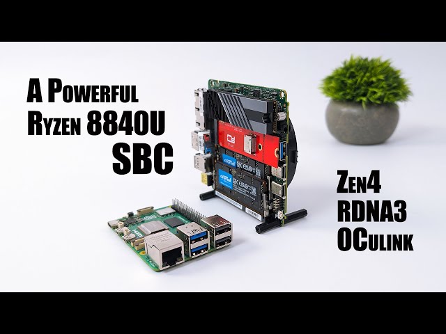 This All-New Ryzen 8840U X86 Board Is Fast & We Added An OCuLink GPU! Hands-On