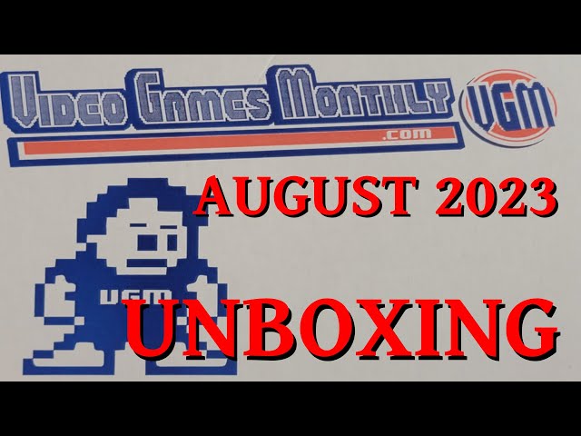 August 2023 Video Games Monthly Unboxing