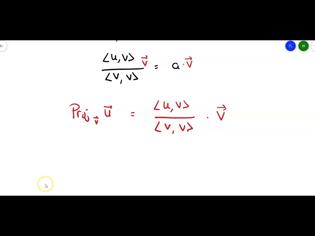 Linear Algebra:  Projection (Sec. 5.2 Part 2)