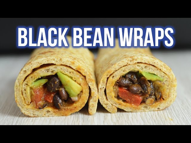Black Bean Veggie Wrap