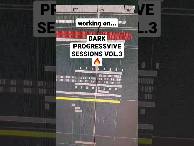 How you like the first demo of Dark Progressive Sessions Vol.3?