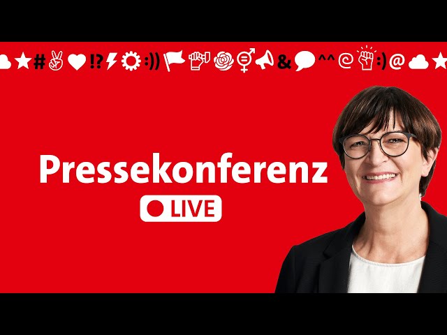 Pressekonferenz mit Saskia Esken: Kampf gegen Rechtsextremismus, KI-Gesetz