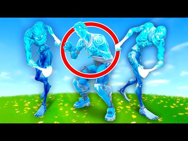 Pretending to be Ice Zombies In Fortnite