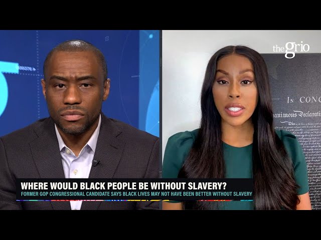 Kim Klacik Says Black Lives May Have Not Been Better Without Slavery