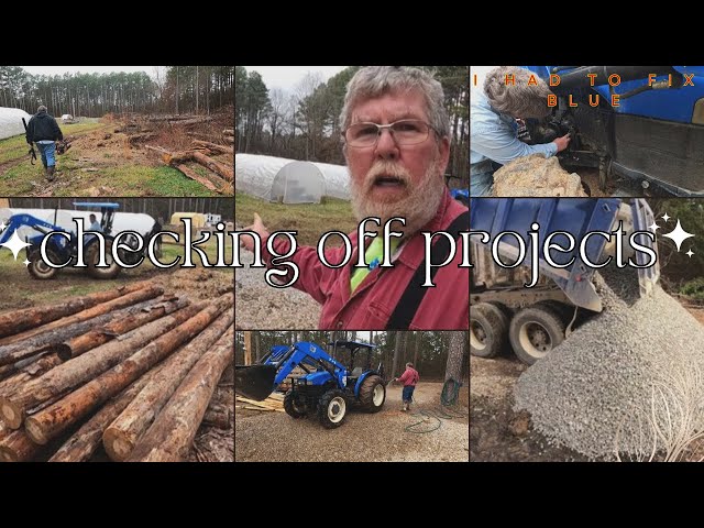 There's Not Much Time Left. DIY Homesteading Sawmill Driveway repair (Our New Life Homesteading)