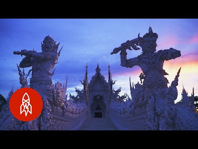 El maravilloso templo blanco de Tailandia
