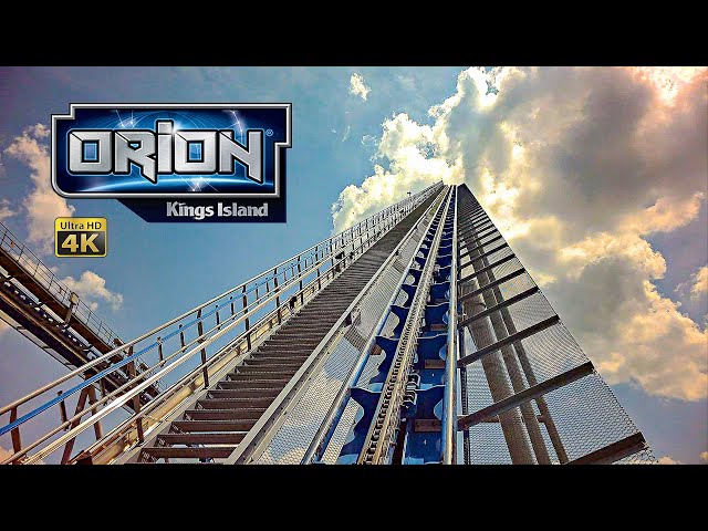 2024 Orion Roller Coaster On Ride Front Seat 4K POV Kings Island