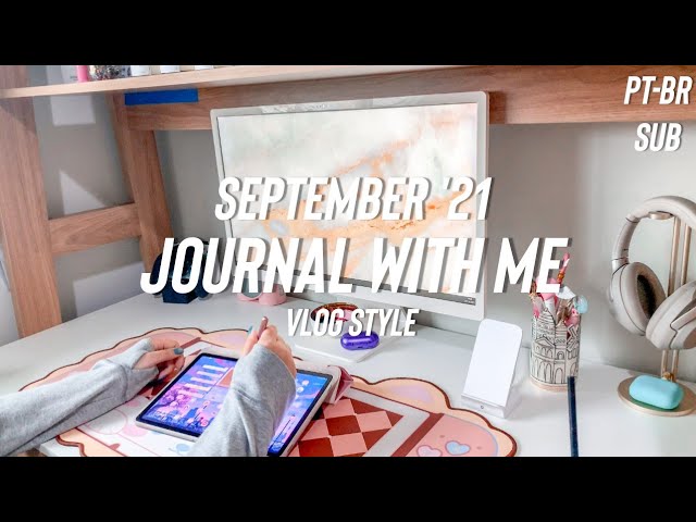 Digital Journal With Me 🌸 September '21 | Galaxy Tab S7 📝 Samsung Notes