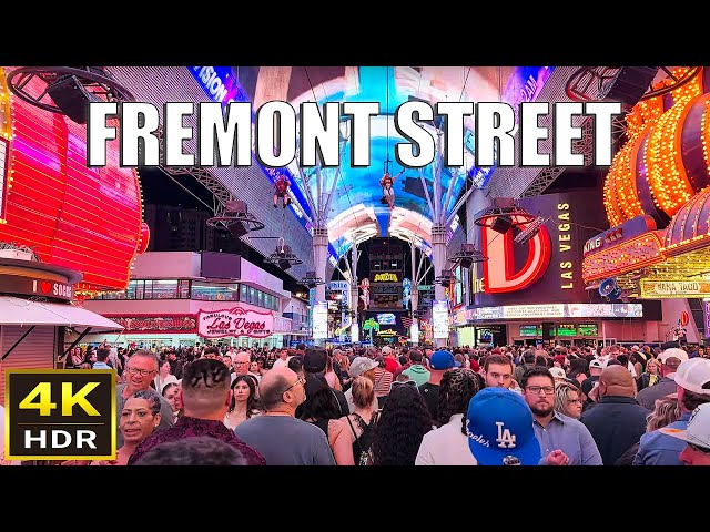 Fremont Street Las Vegas Walk - April 2024 - Sugarhill Gang