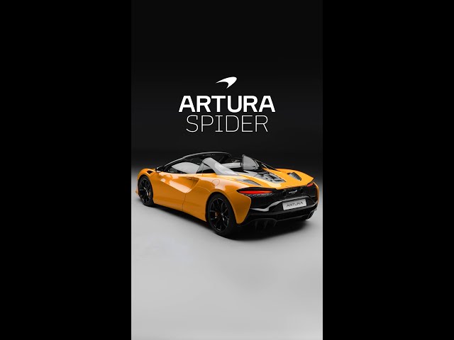 The new McLaren Artura Spider.