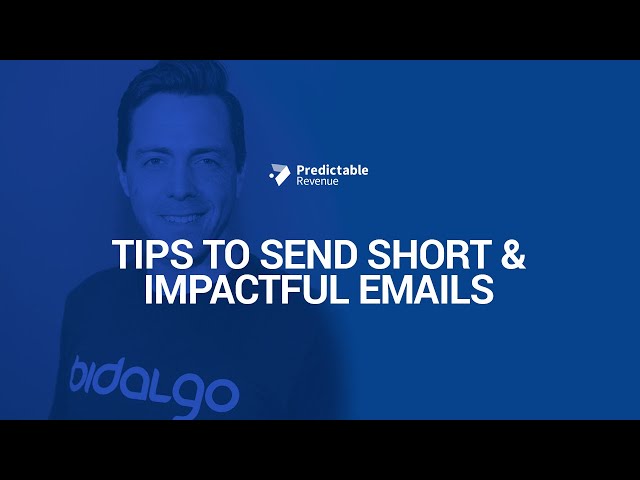 Tips to Send Short & Impactful Emails