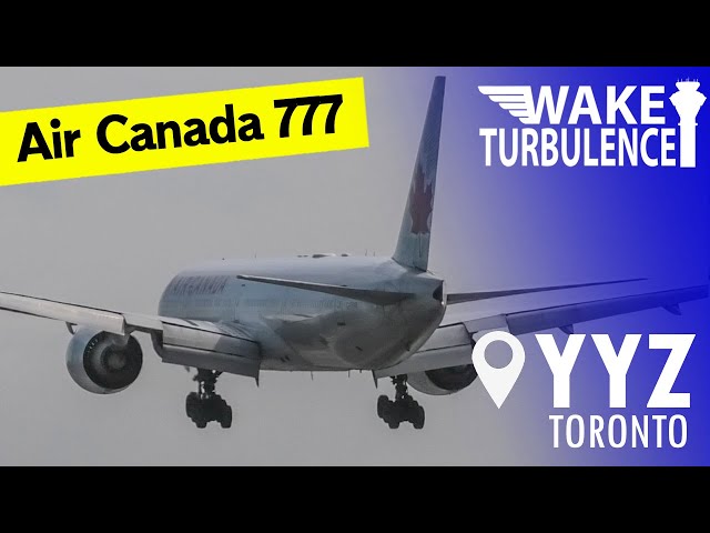 Air Canada Boeing 777-300 Lands in Toronto from London