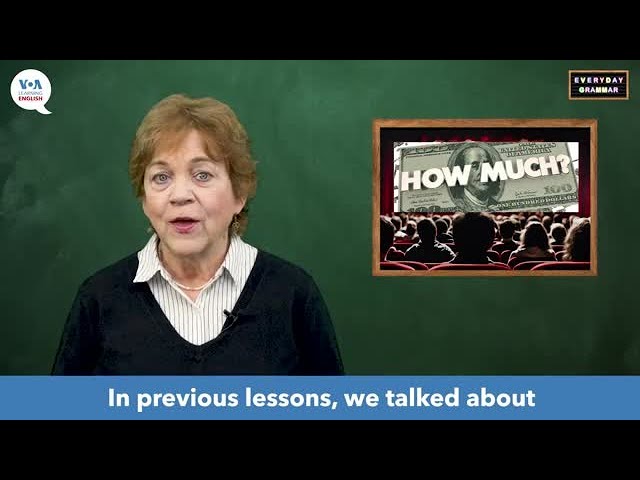 Everyday Grammar TV: Grammar and the Economy - Prices, Part 3