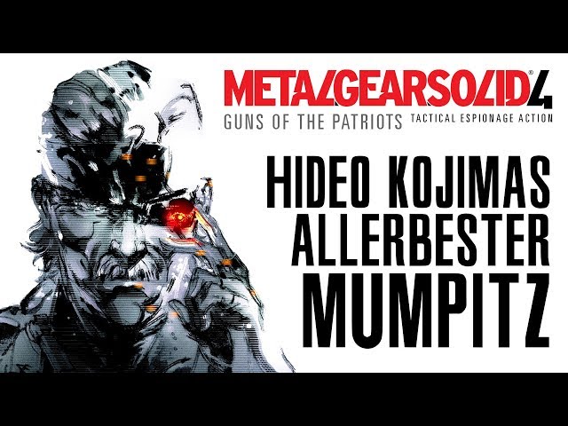 Hideo Kojima knallt völlig durch! ~ Metal Gear Solid 4-Retrospektive
