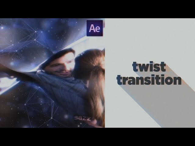 twist transition (no plugins!) | after effects tutorial