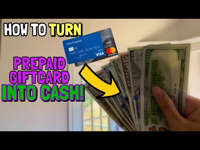 How to Turn PREPAID Visa/Master Cards into CASH (Using PayPal)