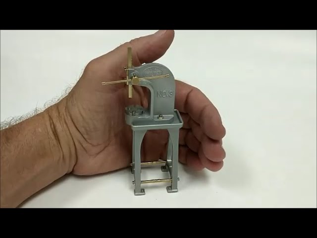 Have You Ever Seen a Miniature Arbor Press? Take a Look at This one !!