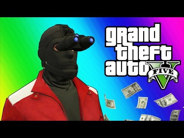 GTA 5 Heists #2 - Invisibility Glitch, Hydra Jet, Humane Labs! (GTA 5 Online Funny Moments) [Part 2]