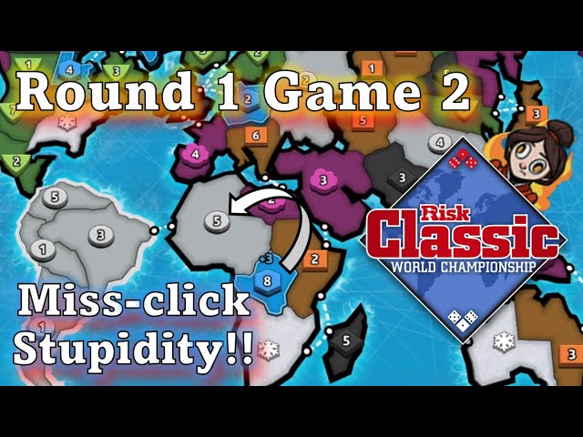 RISK Classic World Championships: Round 1 - Game 2: NOOBERY!