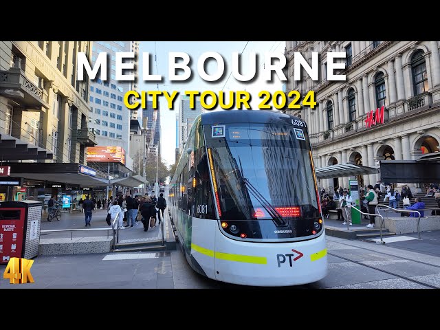 Melbourne Virtual Tour - City Walk Australia 2024 Autumn Break