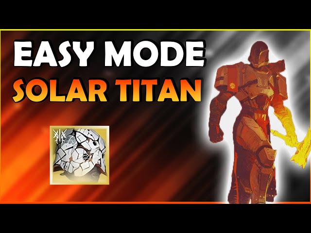 Easy Mode mit diesem Solar Titan // Dauerhaft Wiederherstellung + Strahlend // Destiny 2 Builds //