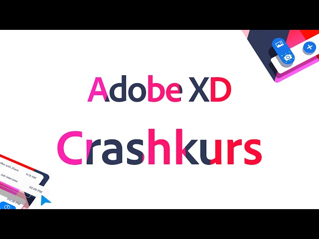 Adobe XD Crashkurs für Anfänger | 2021 | Deutsch