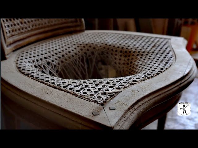 (challenge) restoration of an old Vienna straw chair in the Louis XVI style