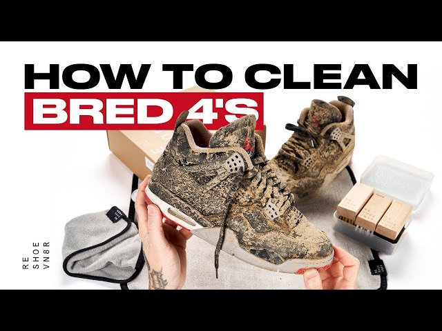 Cleaning the Dirtiest Air Jordan 4 Breds