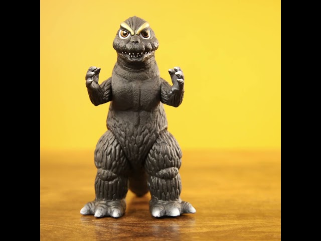 Godzilla soft vinyl figure toy  #godzilla #satisfying