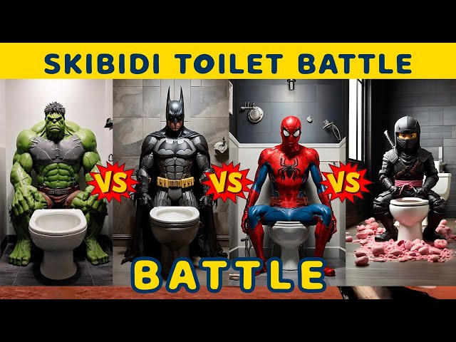 Skibidi toilet four hero battle