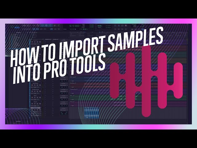 How to import samples from a different tempo into Pro Tools [soundlearn]