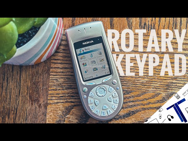 Nokia 3650 (2003) | Strange Phones | The Rotary Keypad Phone