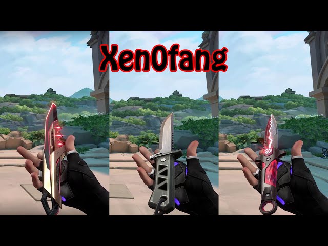 VALORANT Xerofang Knife vs Xenohunter Knife vs Vct Knife