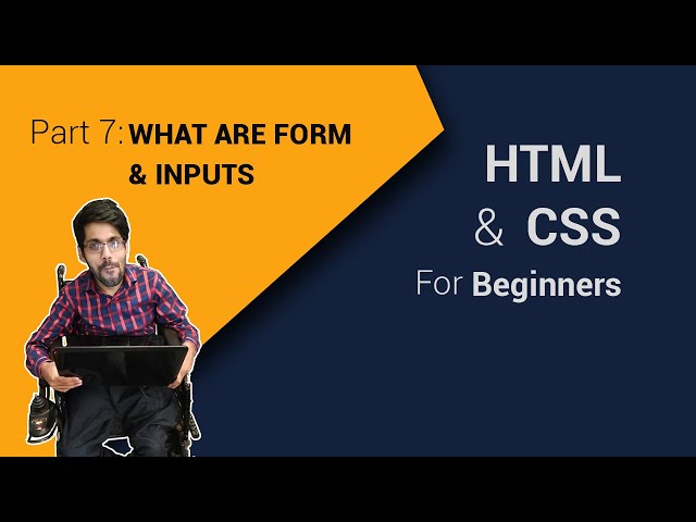 What are Form and Inputs in  HTML and CSS Part 7 For Beginners | Code Fusion